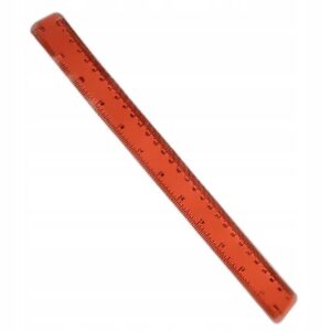 Silikonowa linijka 30 cm - elastyczna, różne kolory