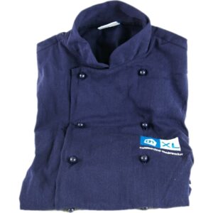 Bluza kucharska, roz.L, skład: 65% poliester, 35% bawełna, kolor:granatowy.