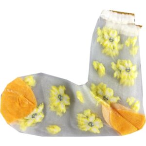 Skarpety dziecięce, cienkie, roz. 22-24 cm, wzór siateczkowy, białe.
