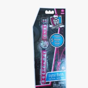 Zegarek na rękę dla dzieci  kolorowy na bat.1xLR41 na blistrze 22cm wzór lalki