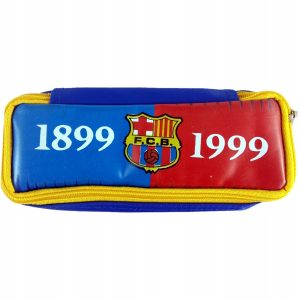Piórnik - kosmetyczka FC Barcelona, 20x7 cm, niebieski.