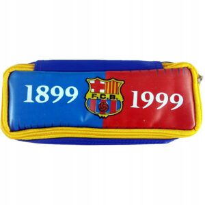 Piórnik - kosmetyczka FC Barcelona, 20x7 cm, niebieski.