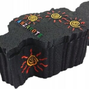 Zestaw 10 Czarnych Szkatułek na Biżuterię z Polistonu 8,5x3,5 cm