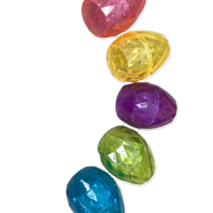 PUDEŁKO plastikowe pojemnik  zakręcany JAJKO/Pisanka 9 cm