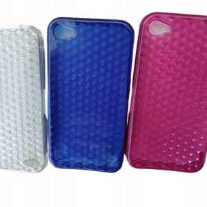 Silikonowe Etui na iPhone 4/4S - Ochrona Twojego Urządzenia,mix kol.