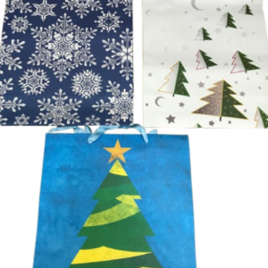 Świąteczna Torebka papierowa na prezenty L : 32x26cm mix wzorów i kolorów