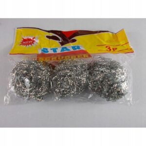 Druciak Metalowy Ocynkowany 3 szt. 14g Srebrny