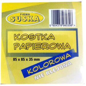 Karteczki Kostka Kolorowa 85x85mm, 400 Stron, w Folii