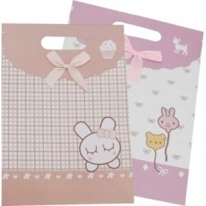 Torebka prezentowa na rzepy 27x19cm gruby papier 250g