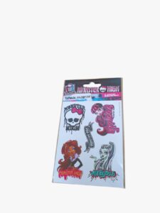 Tatuaże wodne dla dzieci XL 5x3 listki Monster High