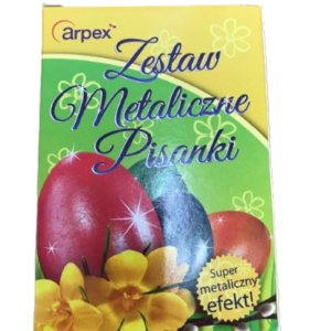 Barwniki do jajek Zestaw Wielkanocny  metaliczne pisanki 5 kol.