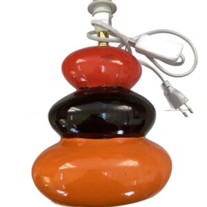 Lampka ceramiczna, owalny design