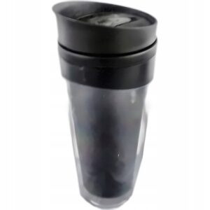 Kubek Termiczny 350ml Czarny - Kompaktowy i Stylowy