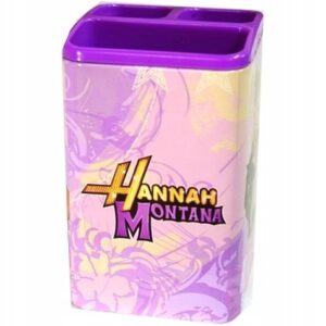 Organizer na biurko dziecięcy "Hannah Montana", metalowy.