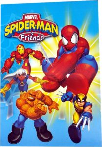 Zeszyt A5 16 kartek 3 linie Spider-Man bez marginesu