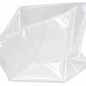 Torba plażowa przezroczysta 40x34x27 cm zapinana na rzep