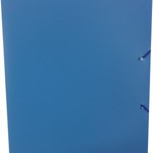 Teczka A4 PP poszerzana 40 mm 3.5x24.5 cm niebieska Handy z gumką