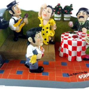 Figurka poliston fiesta hiszpańska restauracja 28.5x18.5x11.5 cm