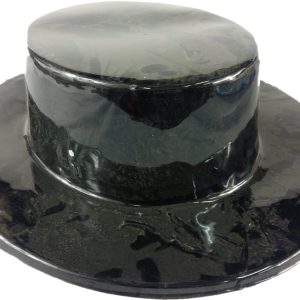 Kapelusz plastikowy Zorro Pirat czarny 52-59 cm