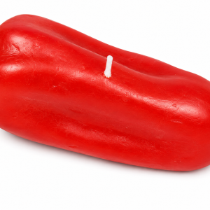 Świeca  ozdobna/zapachowa papryka czerwona 11cm 1szt