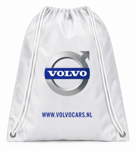 Worek na buty Volvo biały 49x37 cm z logo