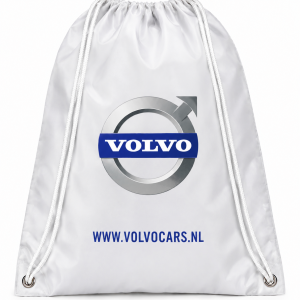 Biały worek na buty Volvo 49x37 cm z logo