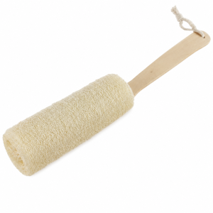 Szczotka do mycia pleców Luffa Loofah z drewnianą rączką 46 cm