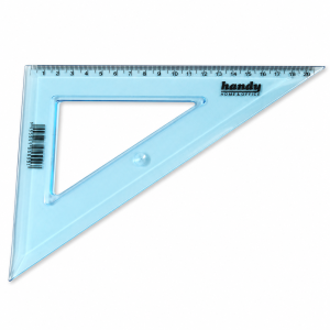 Linijka ekierka Handy 20 cm przezroczysta