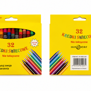 KREDKI ŚWIECOWE NIE TOKSTYCZNE 32szt