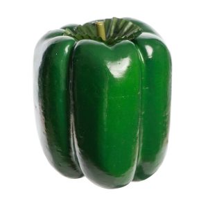 Sztuczna papryka zielona dekoracyjna 10 cm