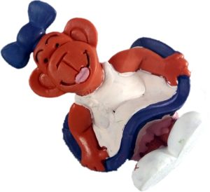 Figurka gumowa małpka 7 cm mix kolorów i wzorów