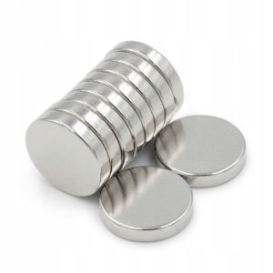 Magnes neodymowy N38 10x1 mm walec 10 szt