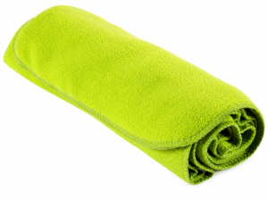 Szalik polarowy zielony 140x25 cm poliester w woreczku 8 szt