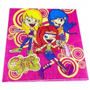 Serwetki papier. 33x33 cm Party Girl 2-warstwowe 20 szt./opak. 48 opak.