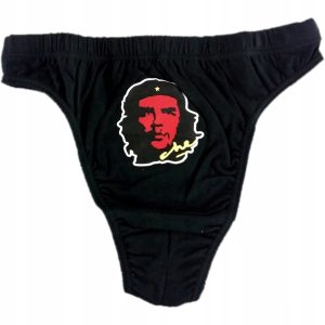 Męskie slipy L czarne z nadrukiem Che Guevara 40 szt