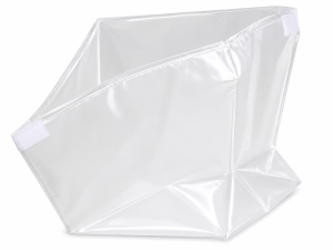 Torba plażowa przezroczysta 40x34x27 cm zapinana na rzep 150 szt