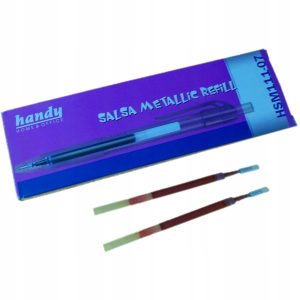 Wkład żelowy czerwony 0.7 mm Handy Salsa Metalic 1152 szt