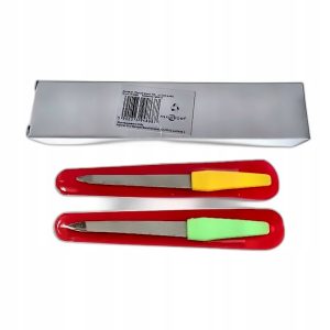 Pilniczek metalowy do paznokci 12 cm w etui Horst 24 szt