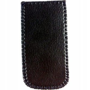 Etui na zapalniczkę 7x4 cm skórzane czarne 10 szt