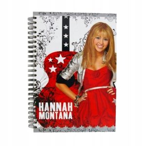 Zeszyt A5 100 kartek kratka spirala Hannah Montana Glamrock 60 szt.