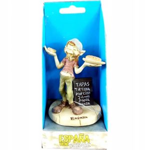 Dekoracja polistonowa figurka Espania 9 cm mix kolorów 4 szt