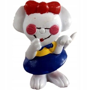 Figurka gumowa myszka 6 cm mix wzorów 12 szt