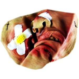 Maska silikonowa Halloween na twarz z motywem nosa i ust 5 szt