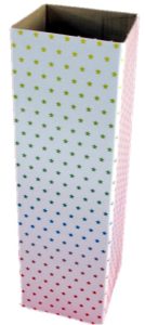 Wazon tekturowy składany na kwiaty 23x7 cm 150 szt