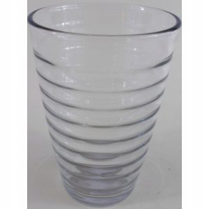 Szklanka do napojów ze szkła grubego 300 ml wytłaczana 5 szt