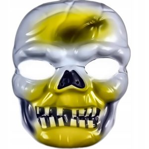 Maska plastikowa Śmierć na gumce na Halloween 90 szt