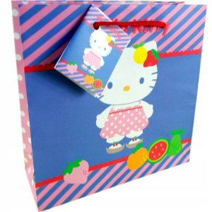 Torebka prezentowa laminowana 17x17 cm Hello Kitty 36 szt