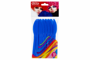 Naczynia sztućce plast. noże 12 szt./opak. niebieskie 200 opak.