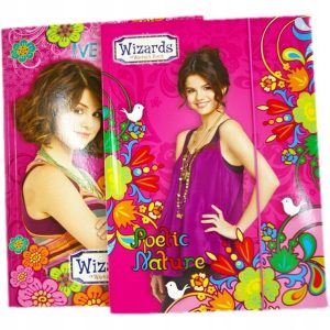 Teczka papier. laminowana A4 z gumką Wizards na dokumenty szkolne 100 szt.