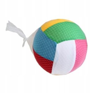Piłka sportowa kolorowa 25 cm w siatce 2 szt